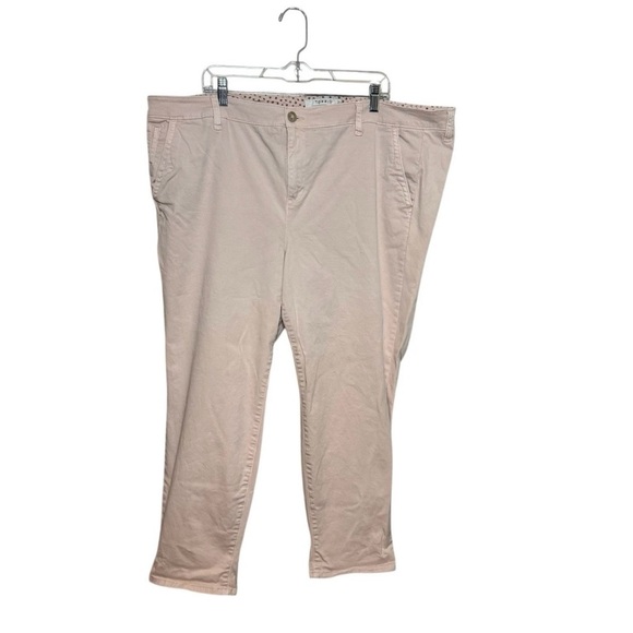 Torrid Jegging pants jeans Size 24 Light pink Stretch Button fly - Picture 1 of 3